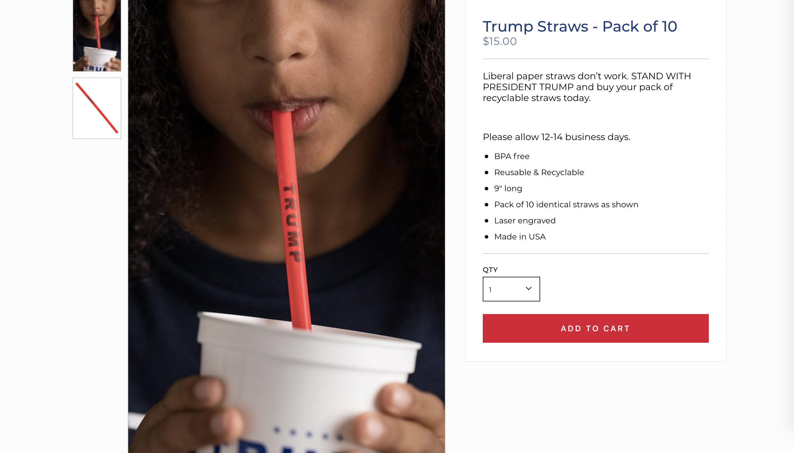 (Screen shot from Trump&#039;s campaign store)